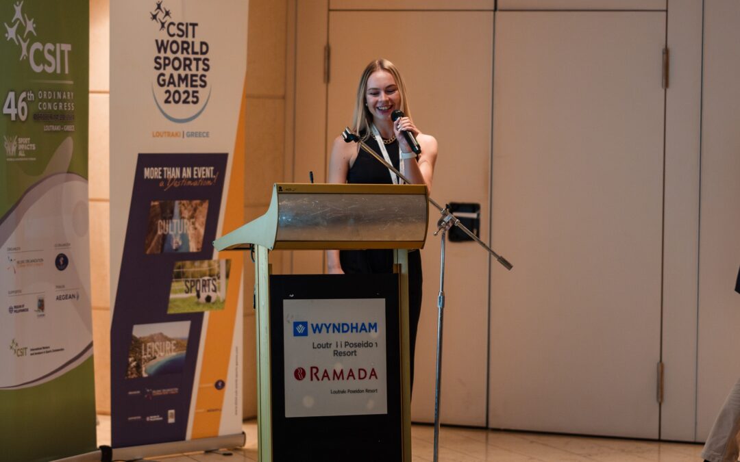 CSIT Project Manager Dariya Sharafan has hosted the Promotional Event at Amateur Sports Forum